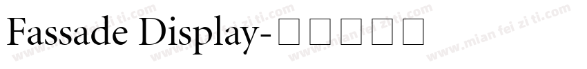 Fassade Display字体转换